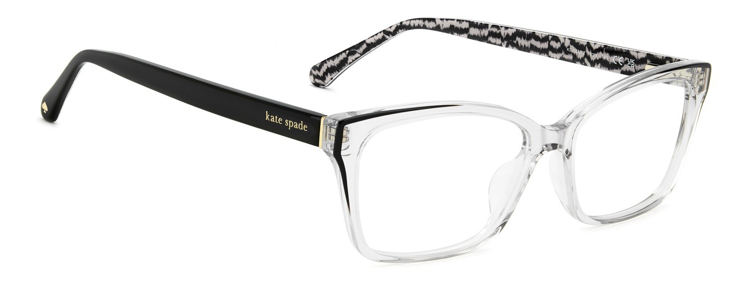 Eyeglasses Kate Spade Ks Demi 2 111895 63M color crystal grey shape rectangle 