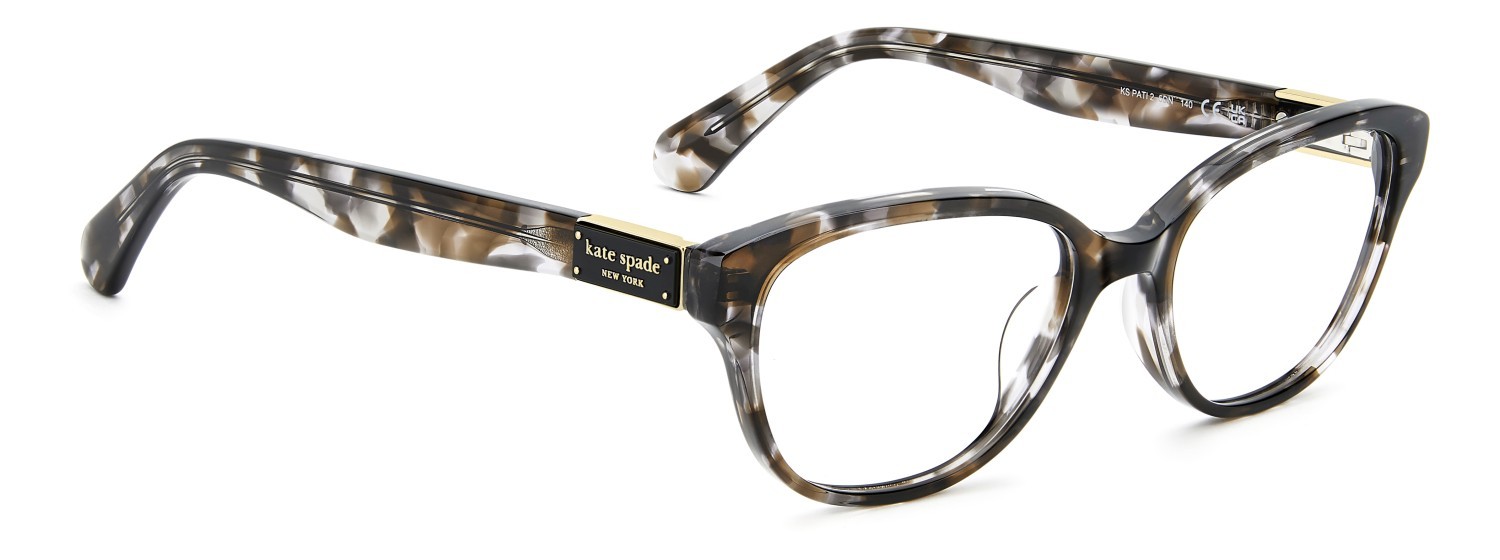 Occhiali da vista Kate Spade Ks Pati 2 111896 5DN colore grey havana forma rettangolare 