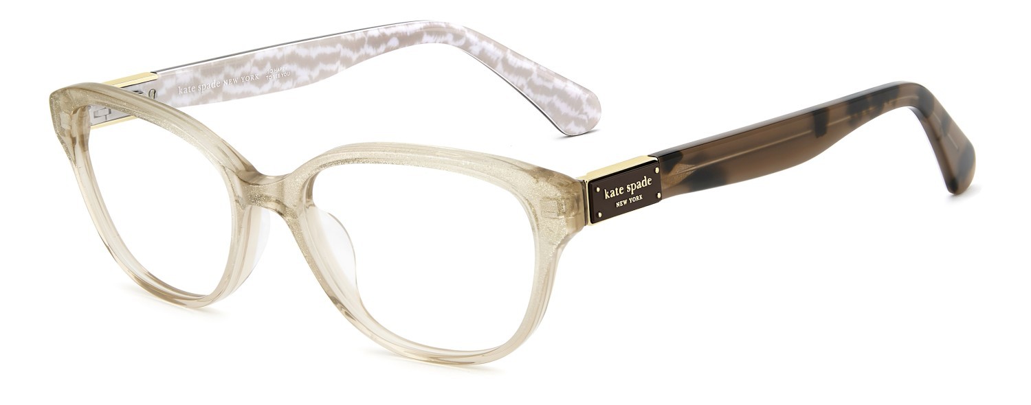 Occhiali da vista Kate Spade Ks Pati 2 111896 JTG colore gold glitter forma rettangolare 