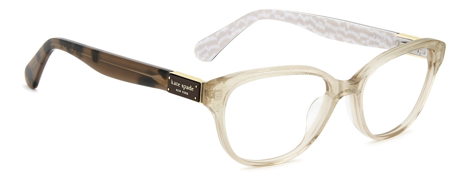 Occhiali da vista Kate Spade Ks Pati 2 111896 JTG colore gold glitter forma rettangolare 