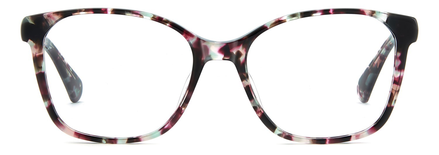 Eyeglasses Kate Spade Ks Misa 2/G 111900 MYA color green pink havana shape square 