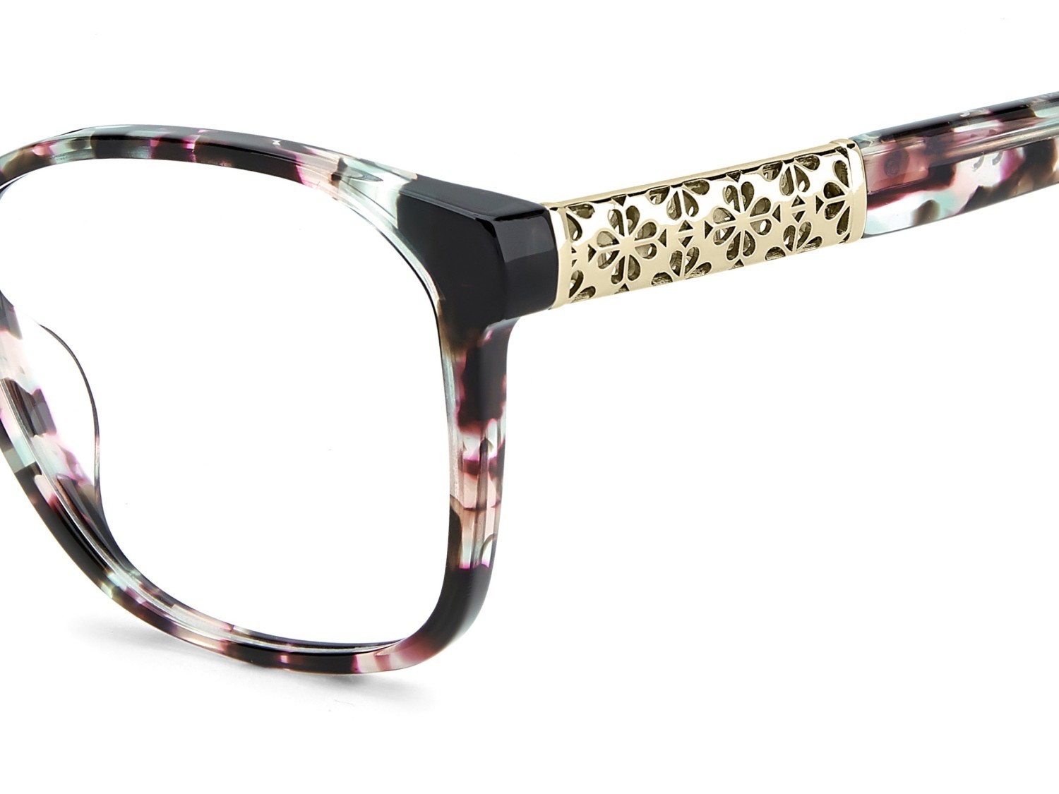 Eyeglasses Kate Spade Ks Misa 2/G 111900 MYA color green pink havana shape square 