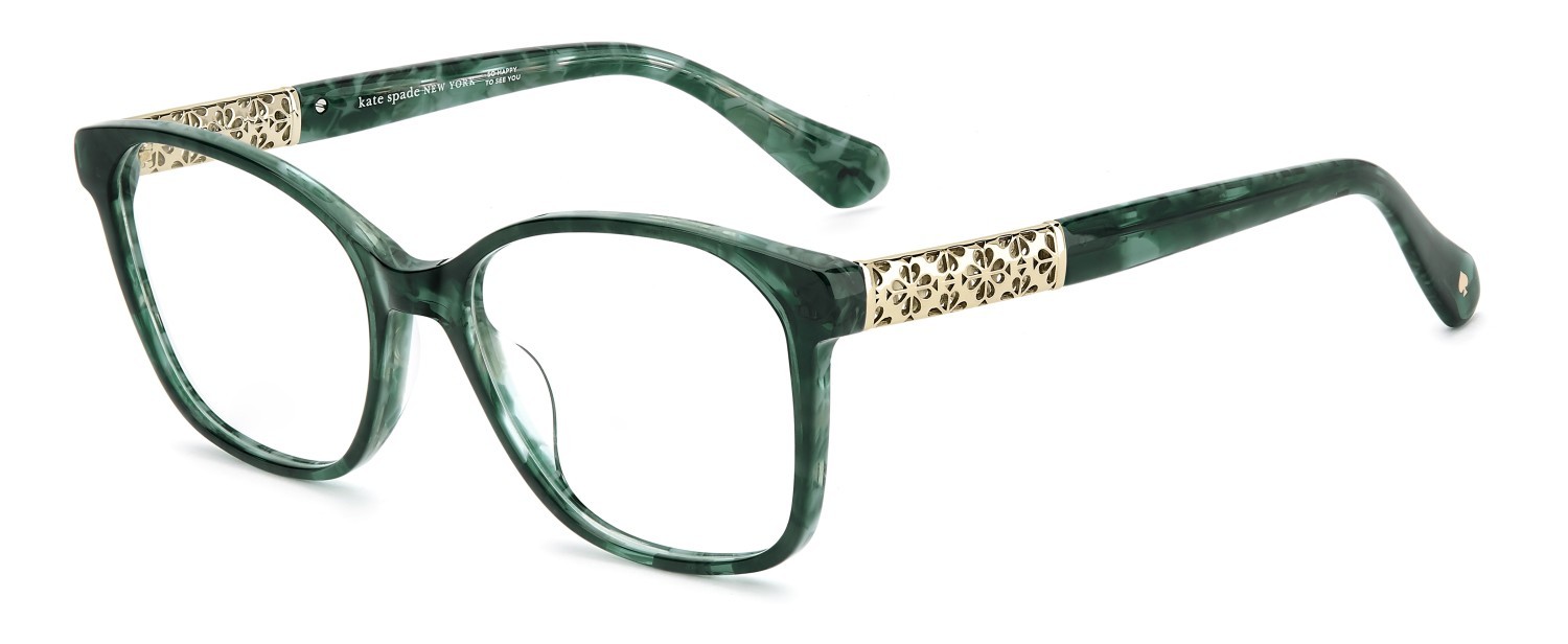 Eyeglasses Kate Spade Ks Misa 2/G 111900 P6J color green turquoise havana shape square 