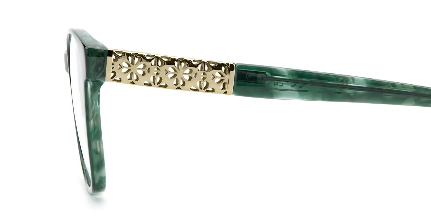 Eyeglasses Kate Spade Ks Misa 2/G 111900 P6J color green turquoise havana shape square 