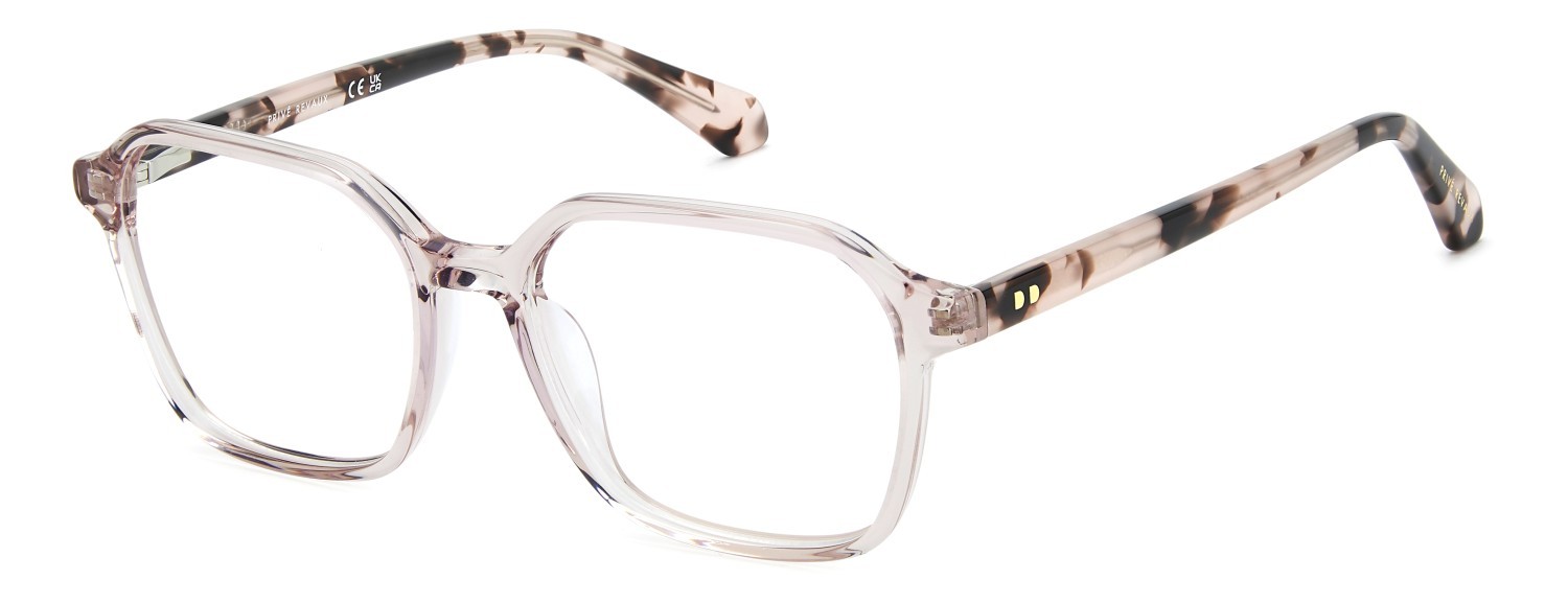 Occhiali da vista Privé Revaux Pr1019g 111917 HT8 colore pink havana forma quadrato 