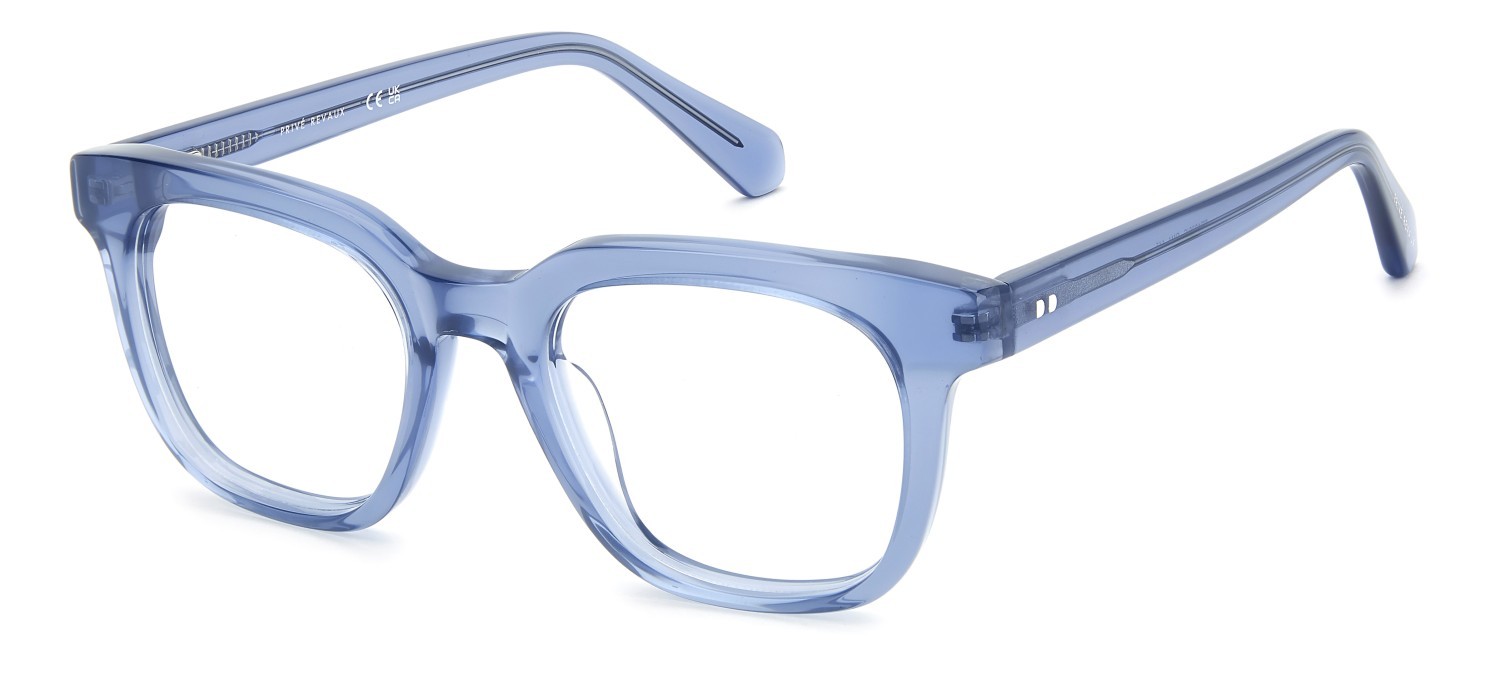 Eyeglasses Privé Revaux Pr1020/G 111924 QM4 color crystal blue shape square 