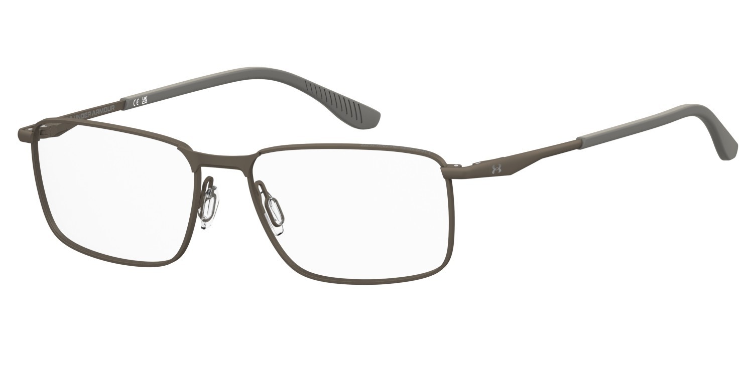 Brillen Under Armour Ua 5071/G 112156 S05 farbe grey brown form rechteckig 
