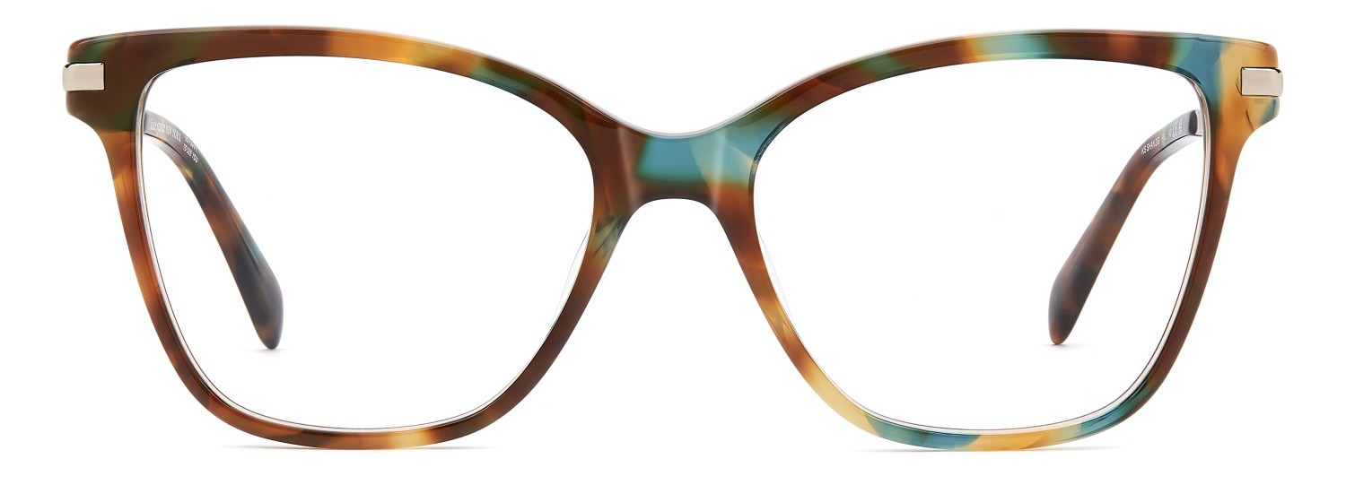 Occhiali da vista Kate Spade Ks Shan 2/G 112410 P6J colore green turquoise havana forma quadrato 