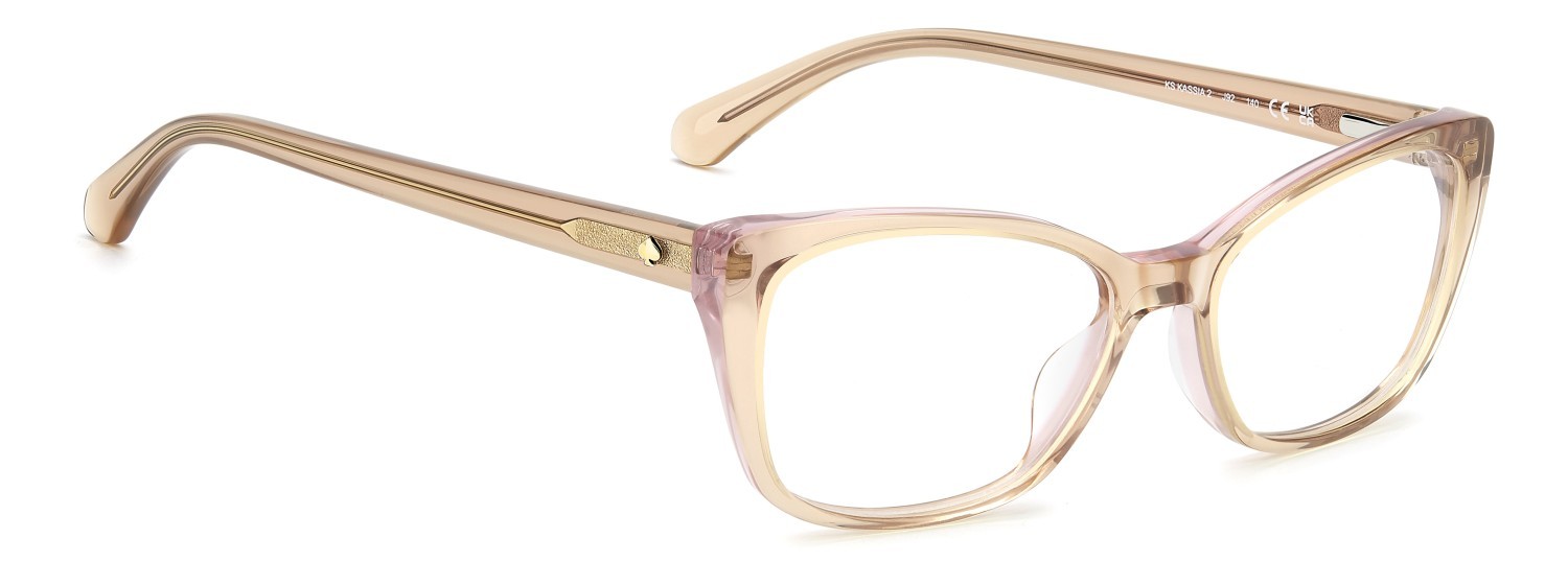 Brillen Kate Spade Ks Kassia 2 112411 J92 farbe pink brown form rechteckig 