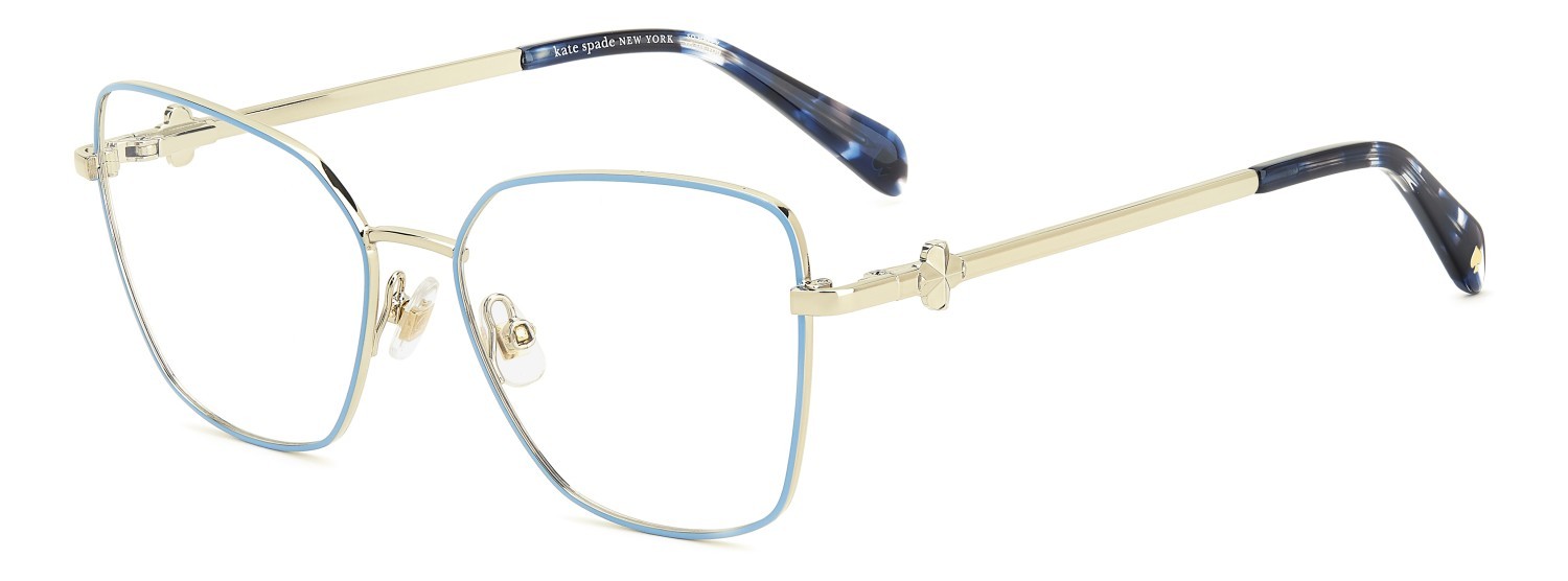 Occhiali da vista Kate Spade Ks Zenia 2/G 112413 KY2 colore blue gold forma quadrato 