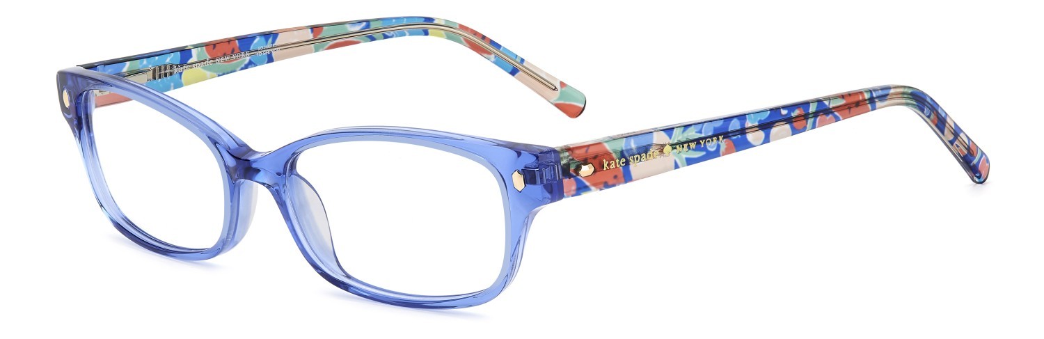 Occhiali da vista Kate Spade Lucyann 114352 PJP colore blue forma rettangolare 
