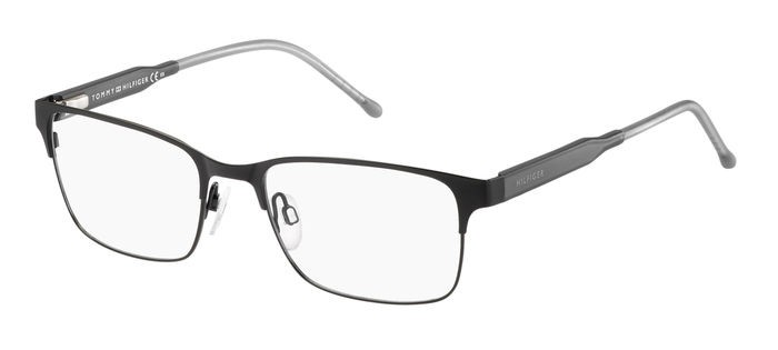 Eyeglasses Tommy Hilfiger TH 1396 147592 (J29) color black dark grey shape rectangle 