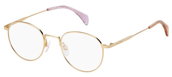 Brillen Tommy Hilfiger TH 1467 147710 (000) farbe rose gold form rund 