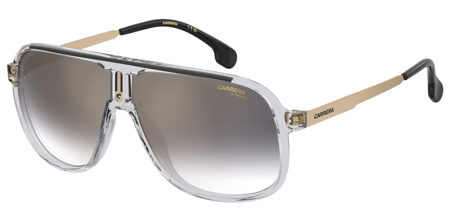 Sonnenbrillen Carrera 1007/S 200387 KB7 FQ farbe grey form quadratisch gläser grey shaded gold mirror