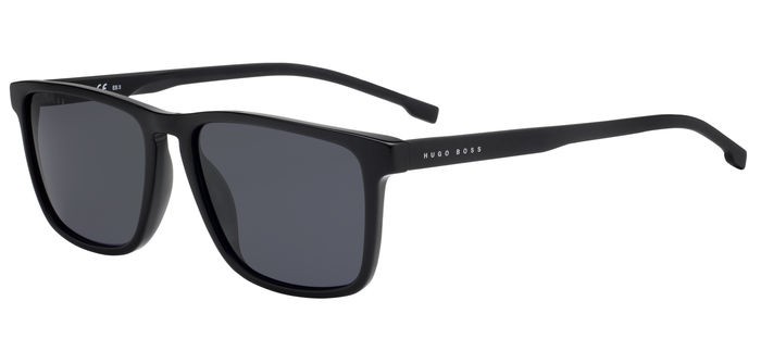 Occhiali da sole Hugo Boss BOSS 0921/S 200513 (807 IR) colore black forma rettangolare lenti grey