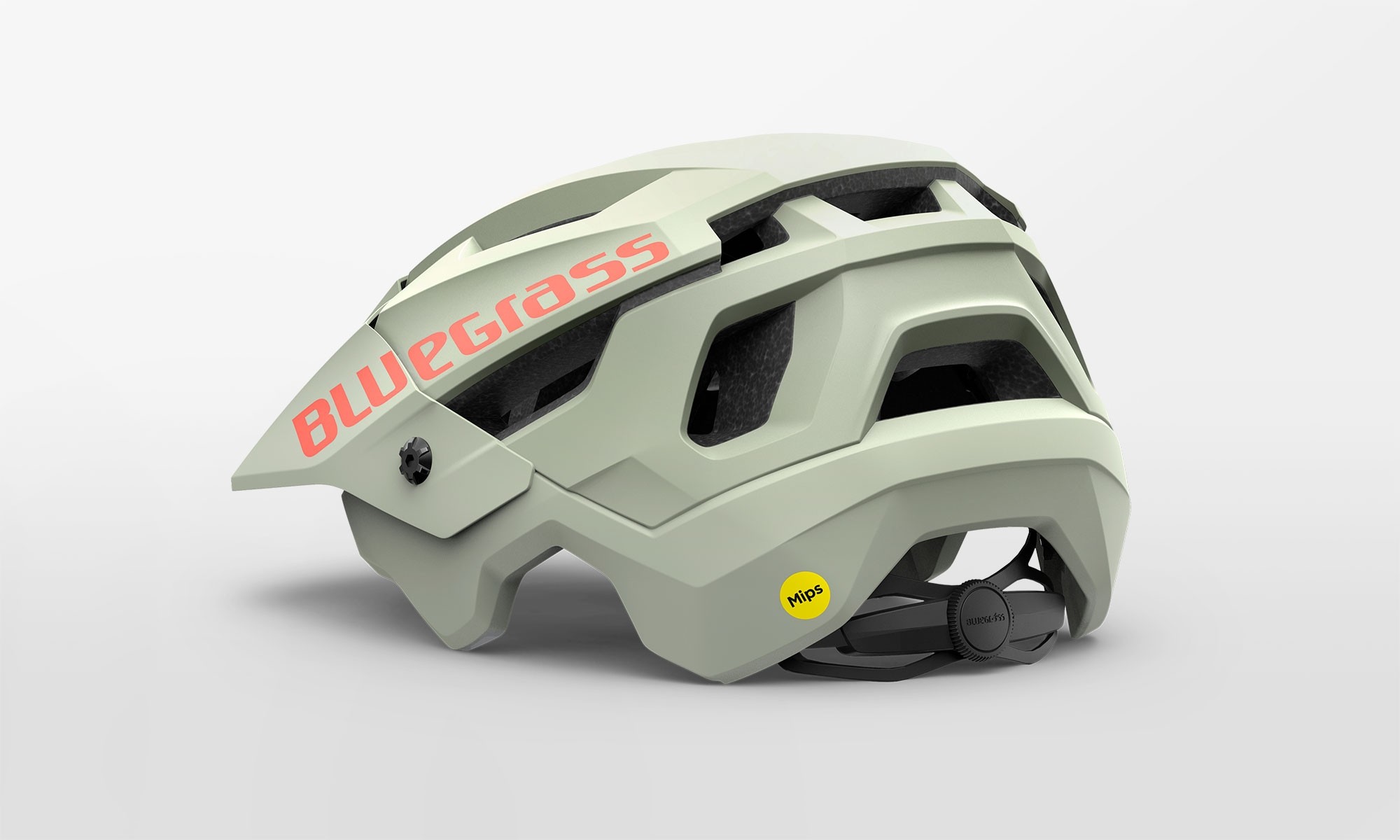 Bike helmets Bluegrass Rogue core mips moss gray coral opaco 3HG013 GY1 