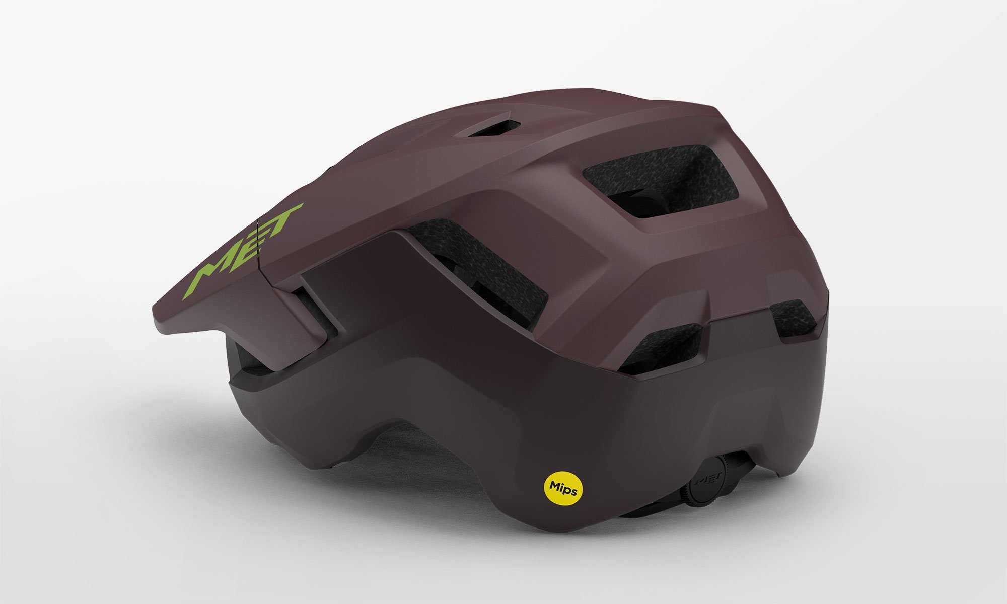 Caschi bici MET Terrae Mips mauve opaco 3HM158 PR1 