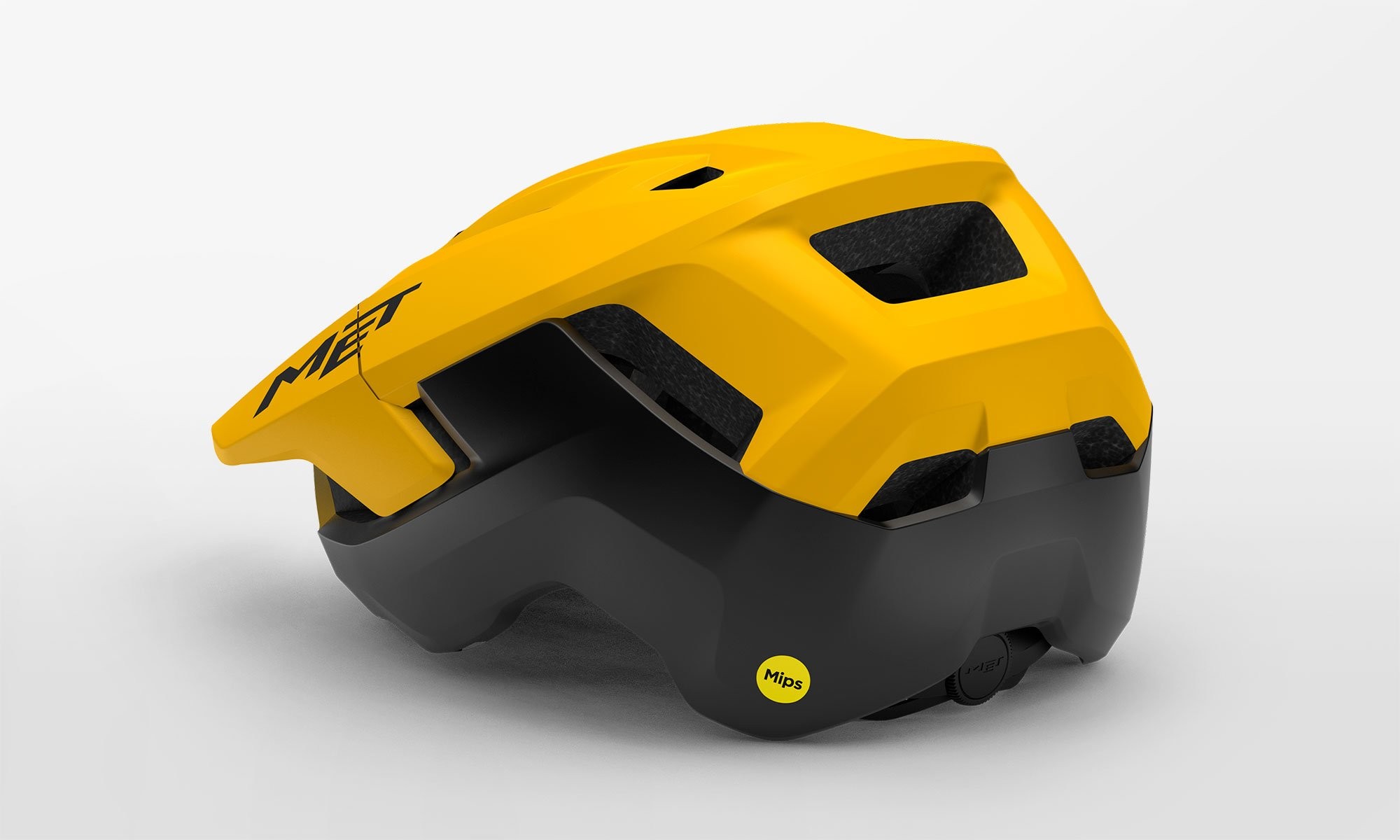 Caschi bici MET Terrae Mips burned yellow opaco 3HM158 YL1 
