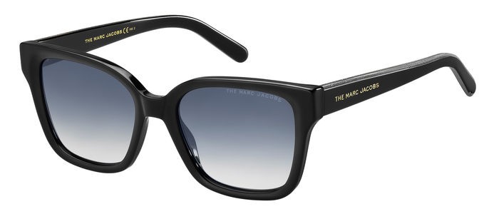 Occhiali da sole Marc Jacobs MARC 458/S 202870 (807 9O) colore black forma quadrato lenti dark grey shaded