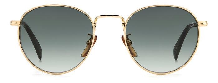 Sonnenbrillen David Beckham DB 1005/S 203116 (RHL 9K) farbe gold black_ form rund gläser green shaded