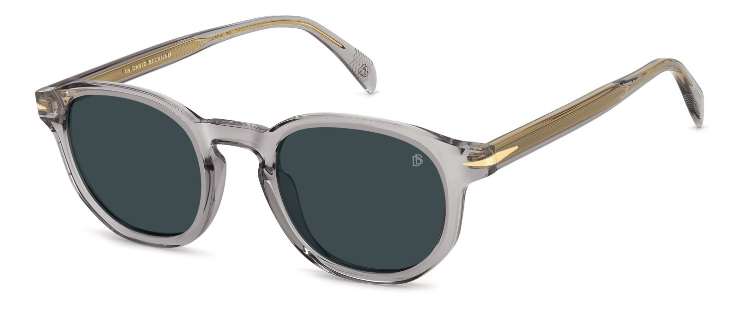 Sunglasses David Beckham Db 1007/S 203118 KB7 KU color grey shape round lenses blue