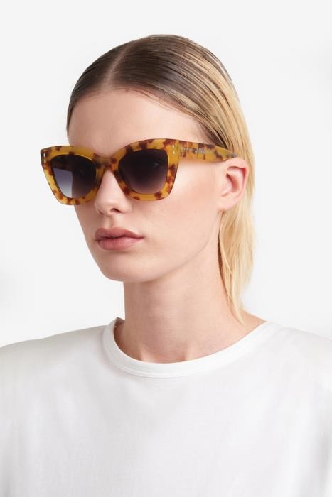 Sonnenbrillen Isabel Marant Im 0050/G 204479 (C9B 9O) farbe havana honey form cat-eye gläser dark grey shaded