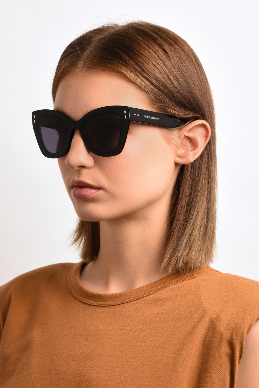 Sunglasses Isabel Marant Im 0050/G 204479 807 9O color black shape square lenses dark grey shaded