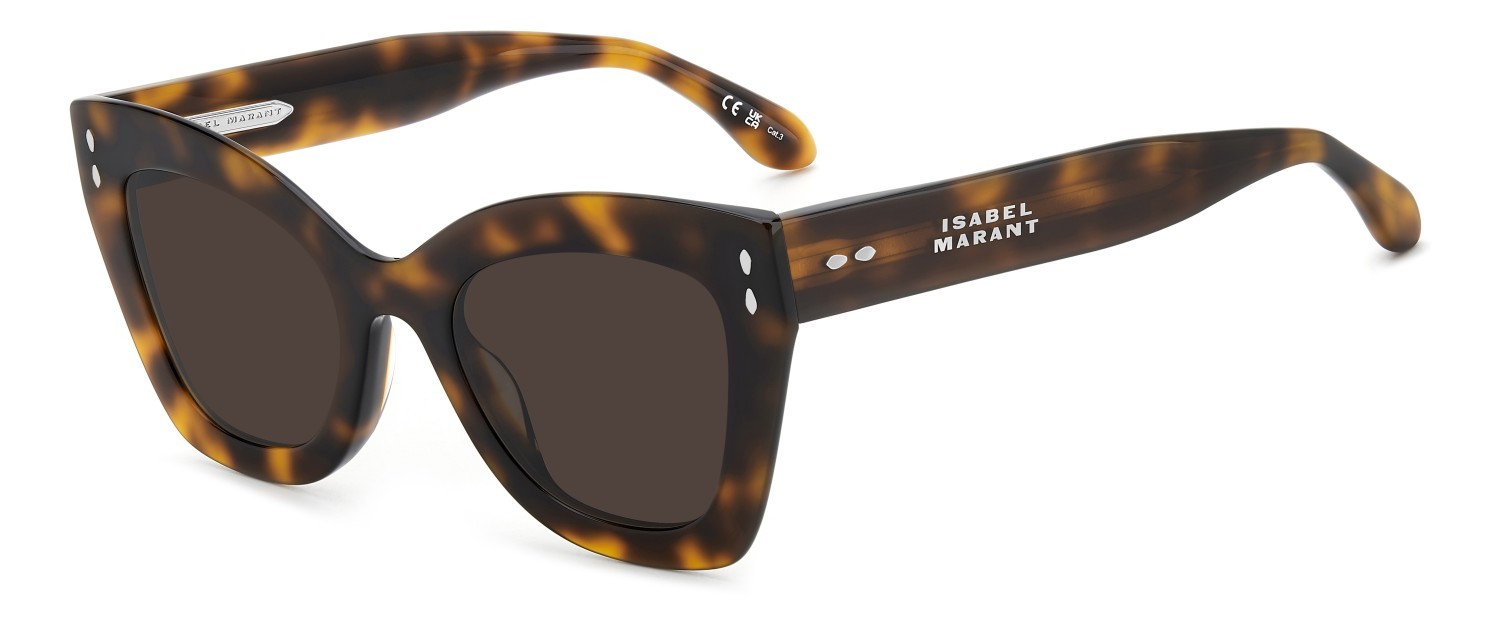 Sunglasses Isabel Marant Im 0050/G 204479 WR9 70 color brown havana shape square lenses brown