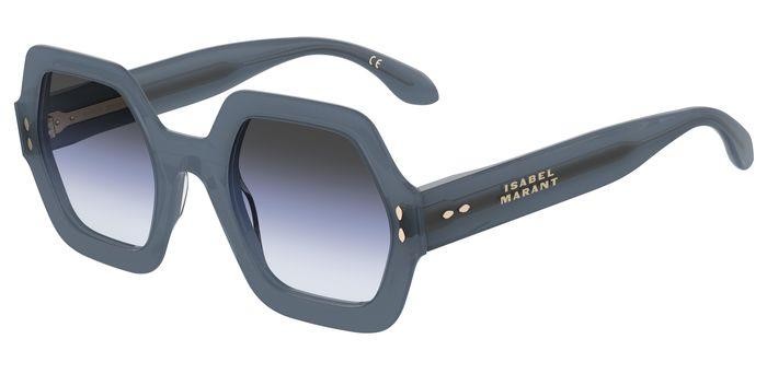 Sunglasses Isabel Marant Im 0004/N 204592 (PJP GB) color blue shape irregular lenses grey azure