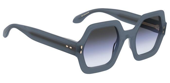 Sunglasses Isabel Marant Im 0004/N 204592 (PJP GB) color blue shape irregular lenses grey azure