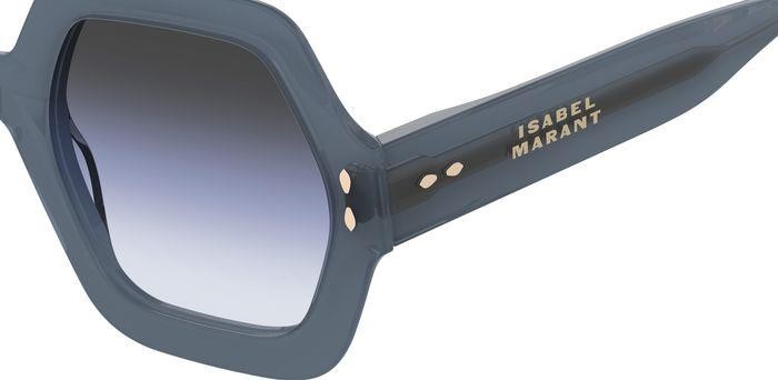 Sunglasses Isabel Marant Im 0004/N 204592 (PJP GB) color blue shape irregular lenses grey azure