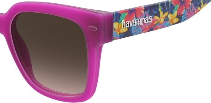 Sonnenbrillen Havaianas Una 204644 (SDH HA) farbe fuchsia pattern form quadratisch gläser brown shaded