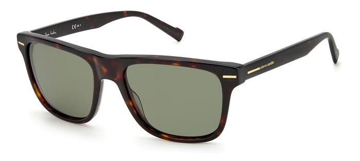 Sunglasses Pierre Cardin P.C. 6243/S 204649 (086 QT) color havana shape rectangle lenses green