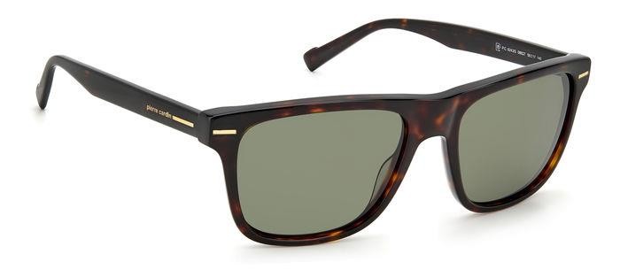 Sunglasses Pierre Cardin P.C. 6243/S 204649 (086 QT) color havana shape rectangle lenses green