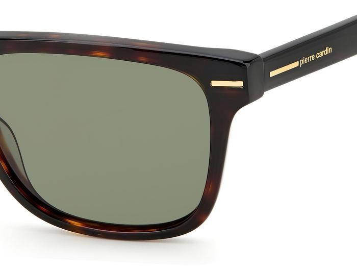 Sunglasses Pierre Cardin P.C. 6243/S 204649 (086 QT) color havana shape rectangle lenses green