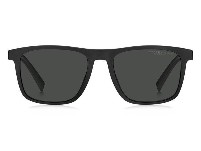 Eyeglasses Tommy Hilfiger TH 1903/CS 204753 (807 M9) color black shape rectangle lenses grey polarized