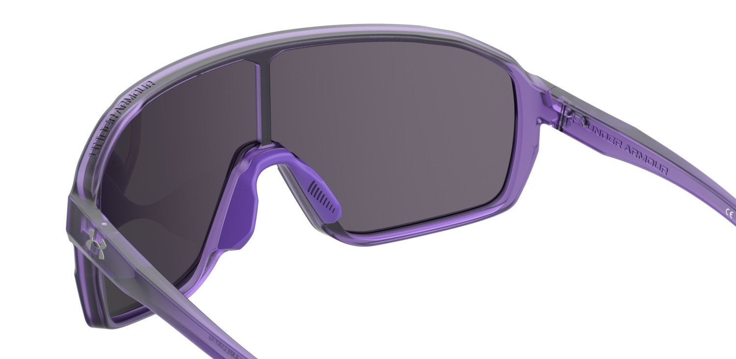 Sonnenbrillen Under Armour Ua Gameday/G 204762 1JZ Z9 farbe matte violet form maske gläser green multilayer