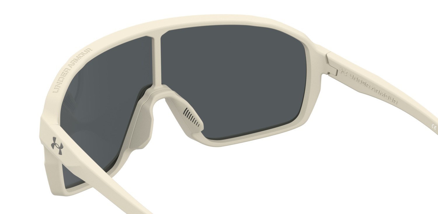 Occhiali da sole Under Armour Ua Gameday/G 204762 2QU JO colore matt khaki forma mask lenti grey bronze mirror