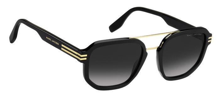Occhiali da sole Marc Jacobs MARC 588/S 204787 (807 9O) colore black forma irregolare lenti dark grey shaded