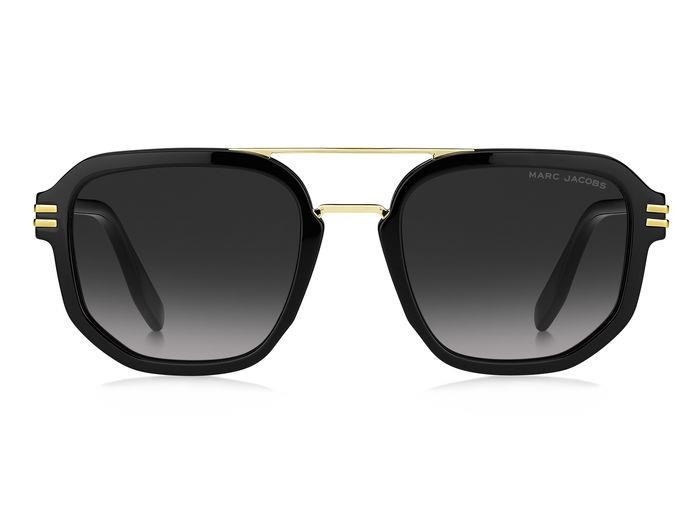 Occhiali da sole Marc Jacobs MARC 588/S 204787 (807 9O) colore black forma irregolare lenti dark grey shaded
