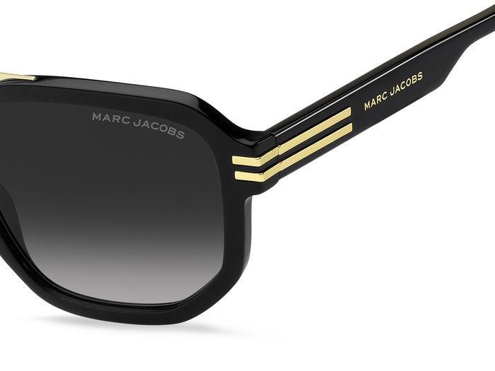 Occhiali da sole Marc Jacobs MARC 588/S 204787 (807 9O) colore black forma irregolare lenti dark grey shaded