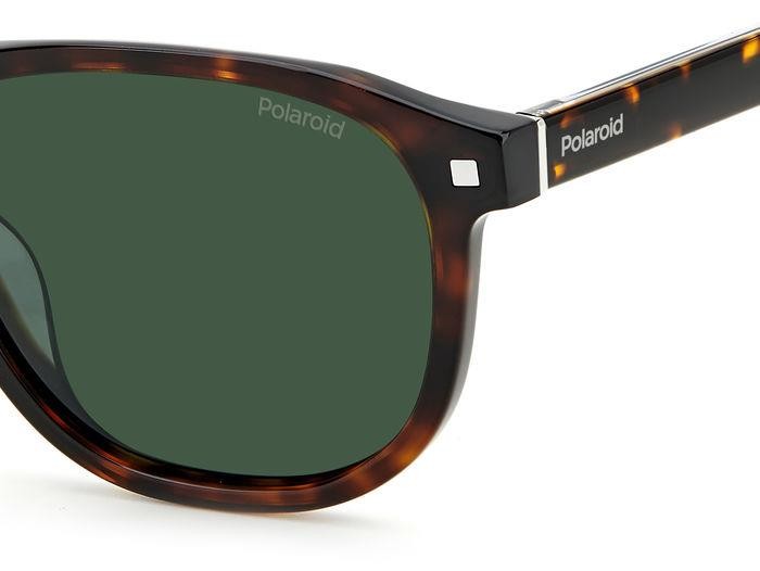 Sunglasses Polaroid PLD 4117/G/S/X 204794 (086 UC) color havana shape rectangle lenses green polarized