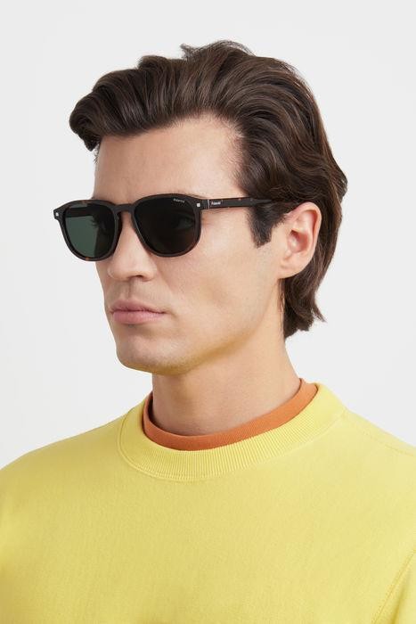 Sunglasses Polaroid PLD 4117/G/S/X 204794 (086 UC) color havana shape rectangle lenses green polarized