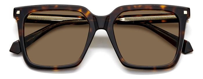 Sunglasses Polaroid PLD 4115/S/X 204798 (086 SP) color havana shape square lenses bronze polarized