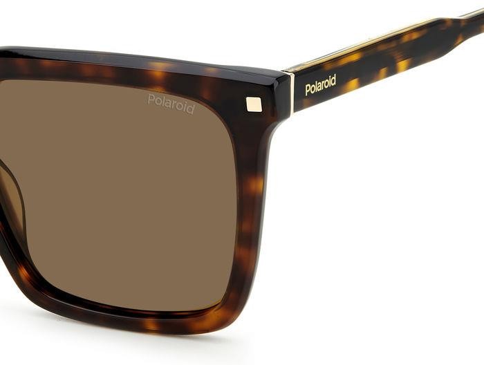 Sunglasses Polaroid PLD 4115/S/X 204798 (086 SP) color havana shape square lenses bronze polarized
