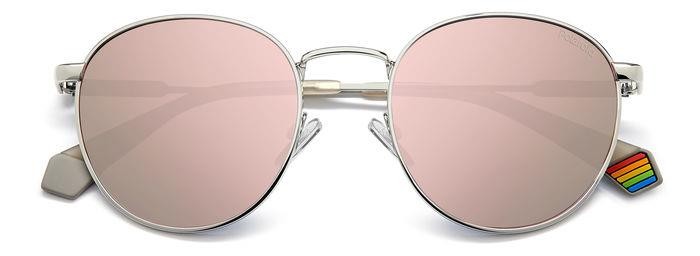 Sonnenbrillen Polaroid Pld 6171/S 204810 (010 JQ) farbe palladium form pantos gläser rose gold multilayer polarized