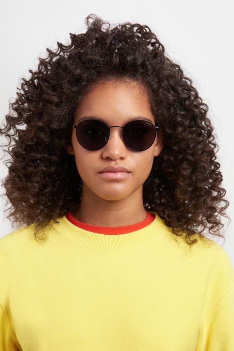 Sunglasses Polaroid PLD 6171/S 204810 (807 M9) color black shape round lenses grey polarized