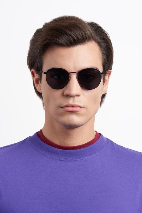 Sunglasses Polaroid PLD 6171/S 204810 (807 M9) color black shape round lenses grey polarized
