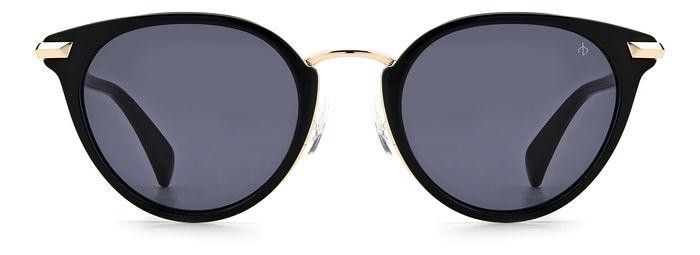 Sonnenbrillen Rag & Bone RNB1058/G/S 204859 (807 IR) farbe black form rund gläser grey