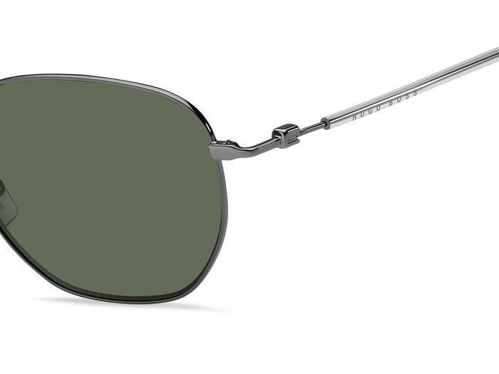 Sonnenbrillen Hugo Boss BOSS 1370/S 204876 (KJ1 QT) farbe dark ruthenium form rund gläser green